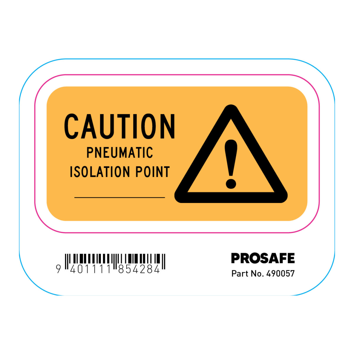 Isolation Point Marking Sign | Pneumatic Isolation Point-5-Pack for sale | NZ Safety Blackwoods