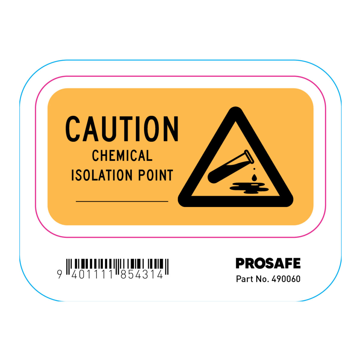 SIGN | CHEMICAL ISOLATION POINT 5PK (Packet) for sale - NZ Safety ...