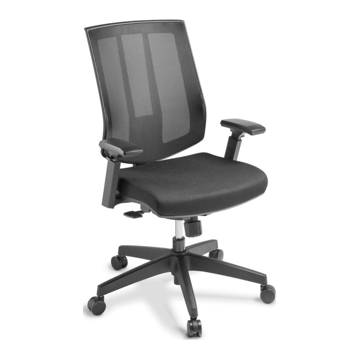 Eden Rally Mesh Back Task Chair with Arms-Black Fabric (Each) for sale ...