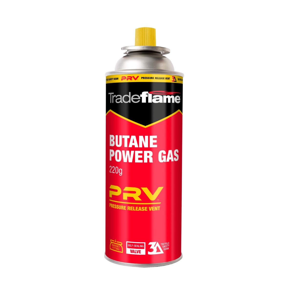 Tradeflame Butane Cartridge Bayonet Fitting-220G (Each) for sale | NZ ...