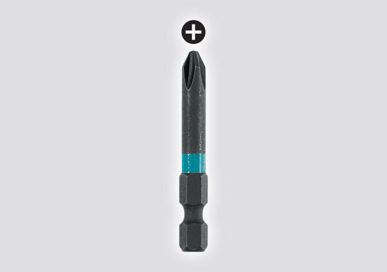Makita ImpactX Phillips 1 Power Bit 50mm 2PK NZ Safety Blackwoods