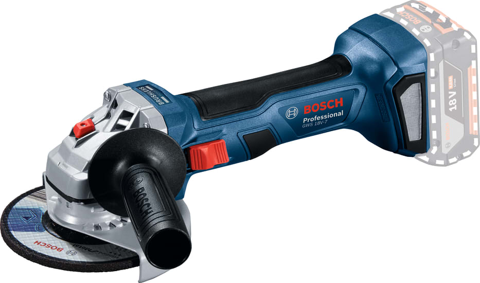 Bosch GWS 18V 7 Brushless Angle Grinder NZ Safety Blackwoods