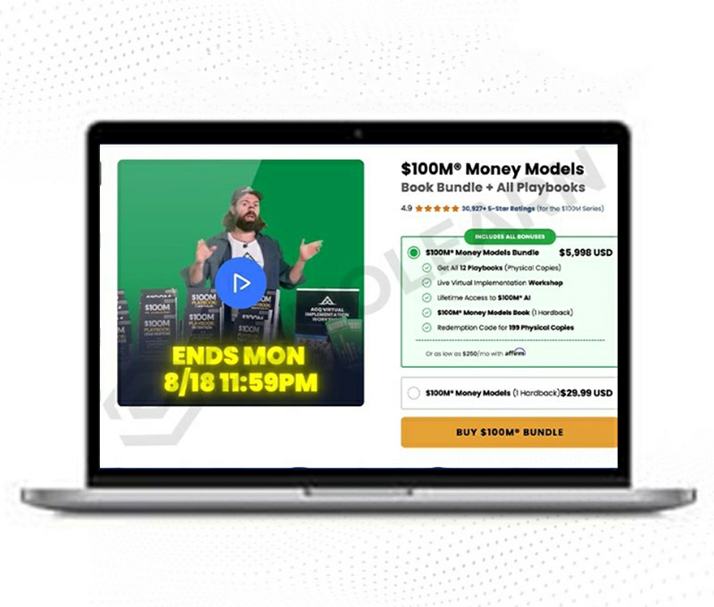 Alex Hormozi – $100M Money Models Complete Playbooks