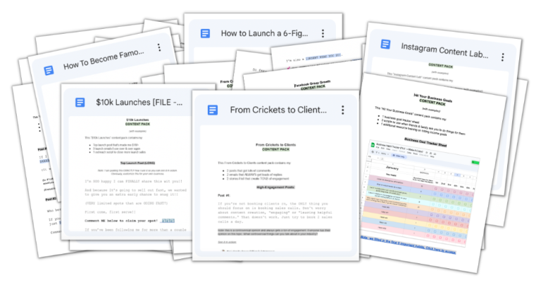 Content Pack High-Converting Templates by Maria Wendt