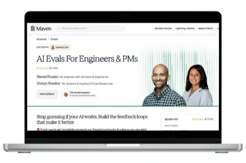 AI Evals for Engineers and Product Managers by Hamel Husain & Shreya Shankar