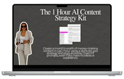 1-Hour AI Content Strategy Kit by Monika Wolnicka