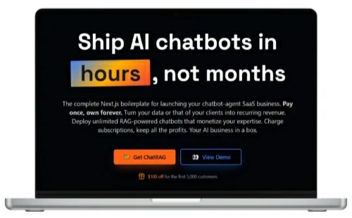Build AI Chatbots in Hours Not Months by ChatRAG Team