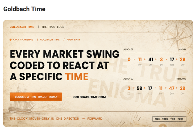 Goldbach Time Trading System by Ajay Shanbhag
