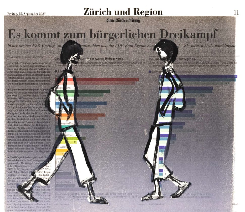 Kunstausgabe Zilla Leutenegger NZZ