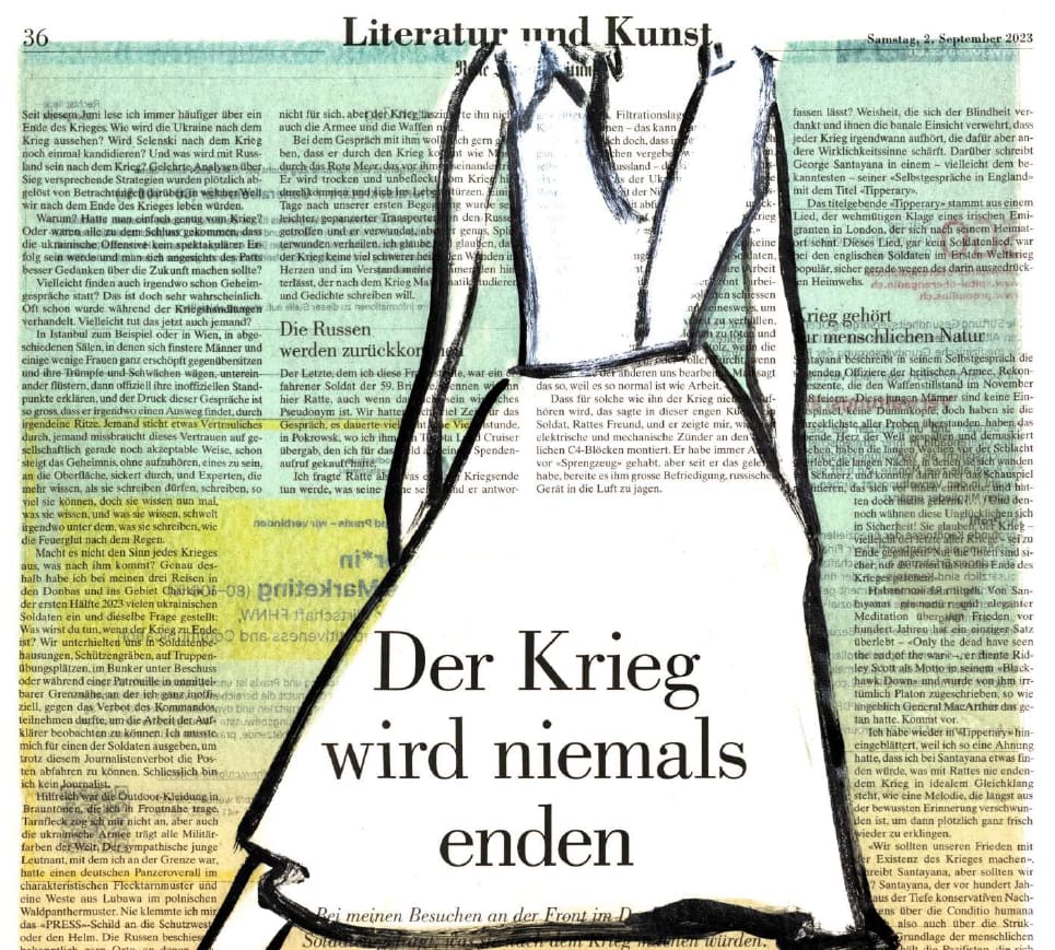 Kunstausgabe Zilla Leutenegger NZZ