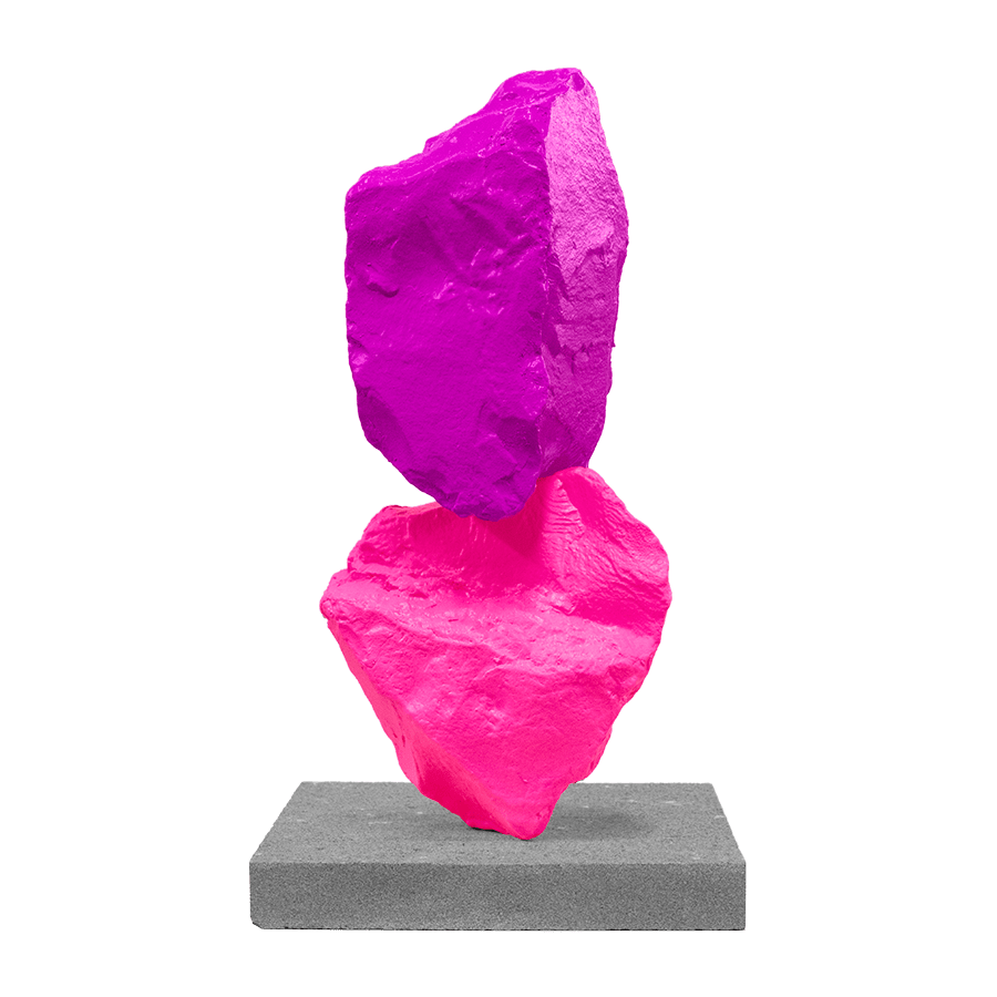 Small Pink Violet Mountain 2024 Ugo Rondinone