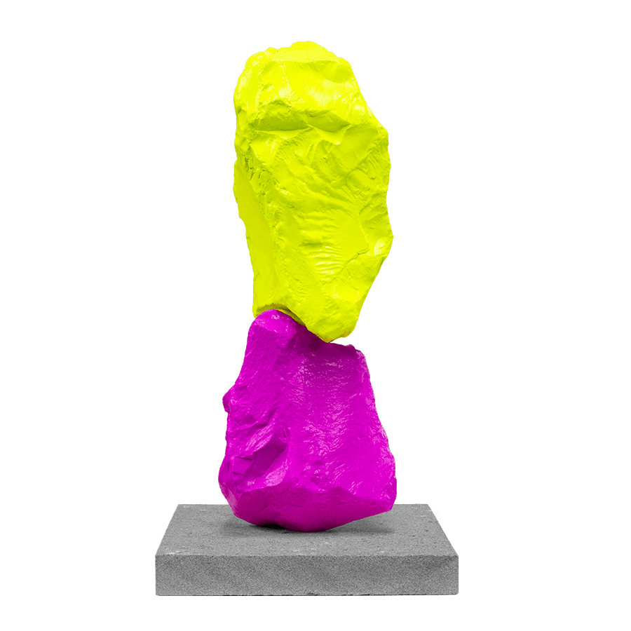 Small Violet Yellow Mountain 2024 Ugo Rondinone