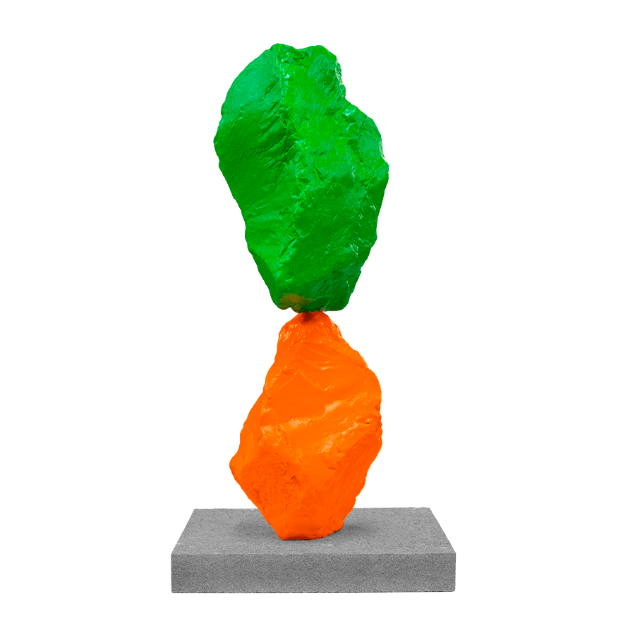 Small Orange Green Mountain 2024 Ugo Rondinone