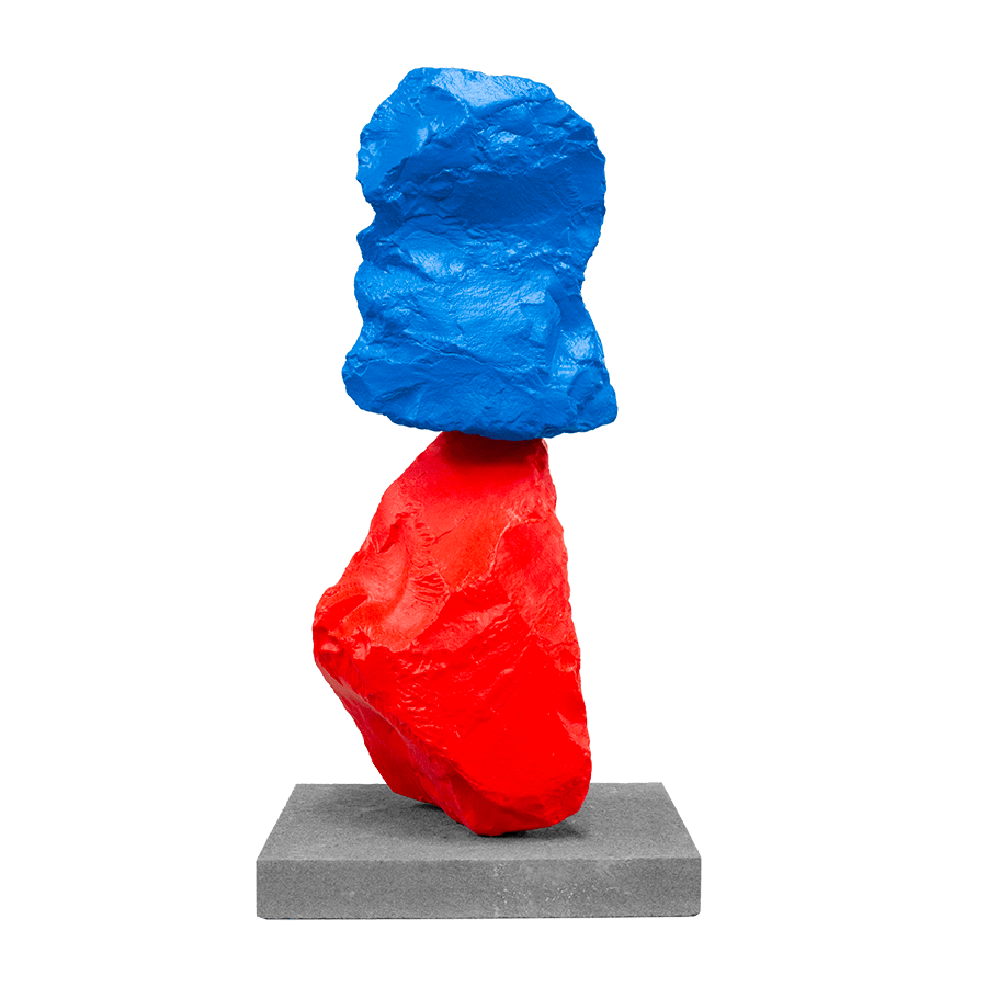 Small Red Blue Mountain 2024 Ugo Rondinone