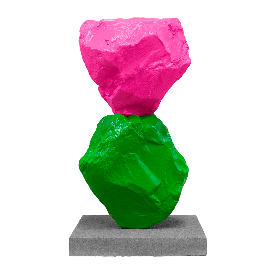 Small Green Pink Mountain 2024 Ugo Rondinone