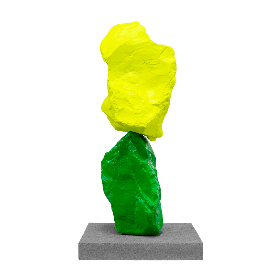Small Green Yellow Mountain 2024 Ugo Rondinone