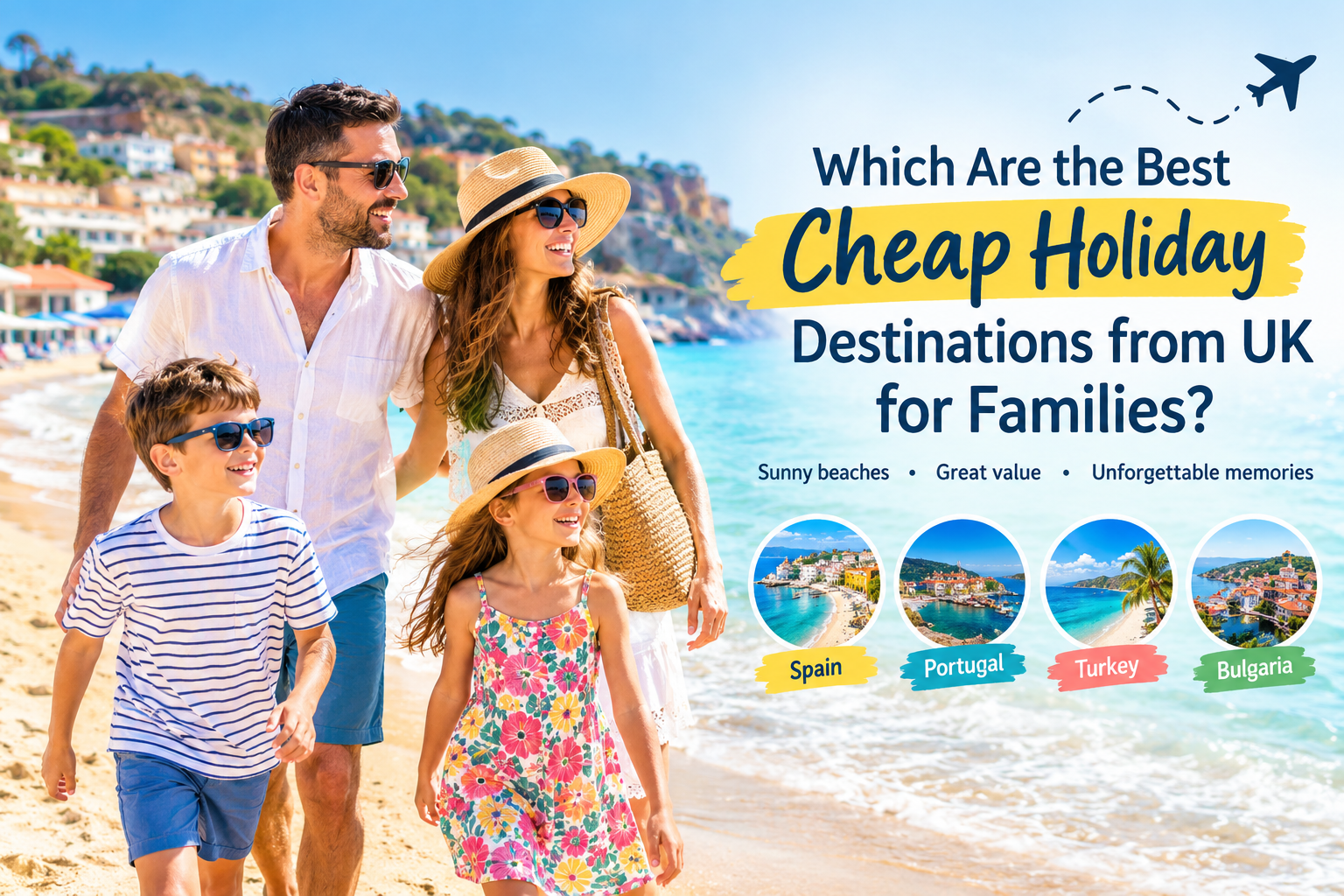 Which Are the Best Cheap Holiday Destinations from UK for Families?