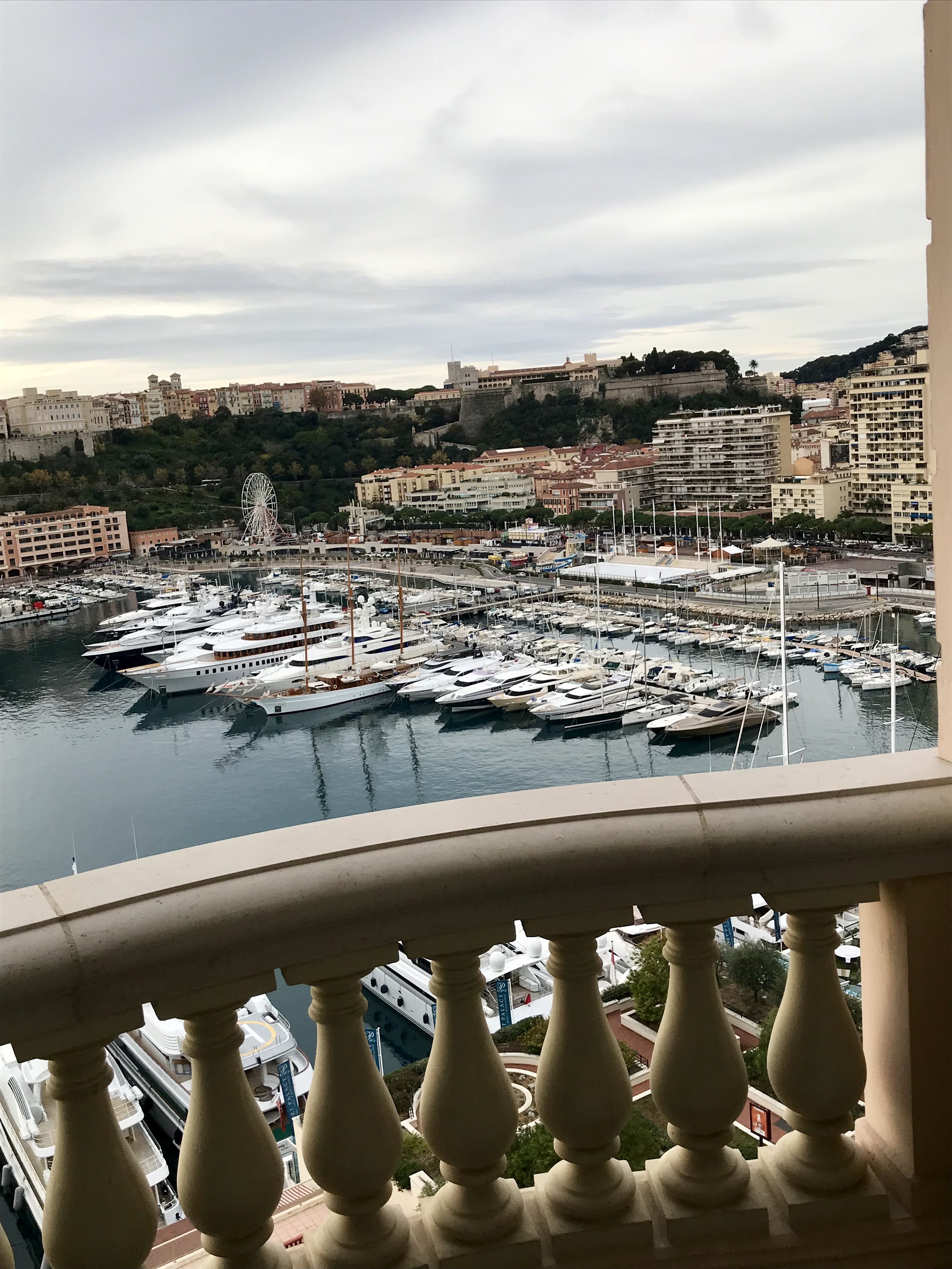 Race day atmosphere on harbor yacht