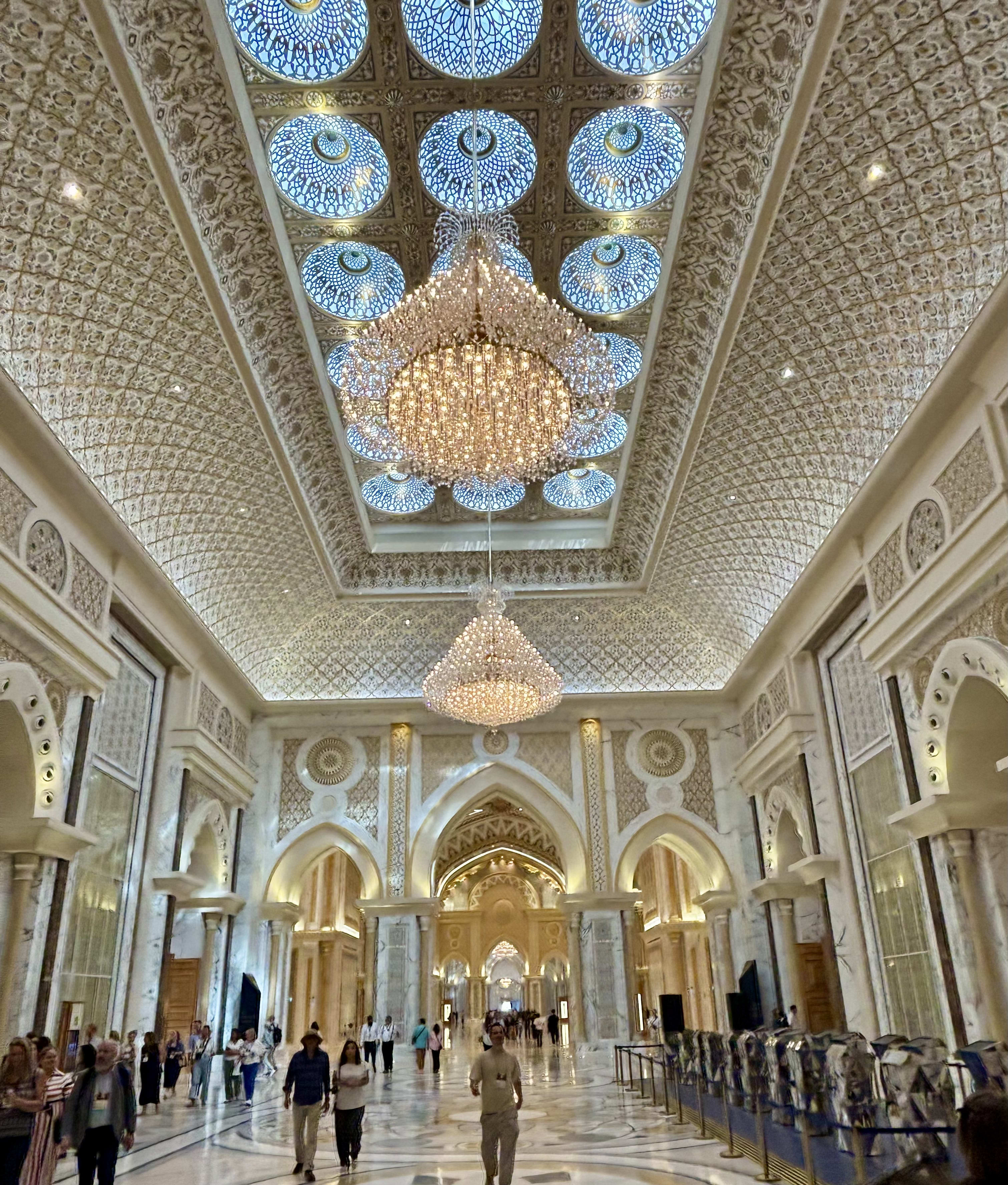 Grand Mosque intricate dome details