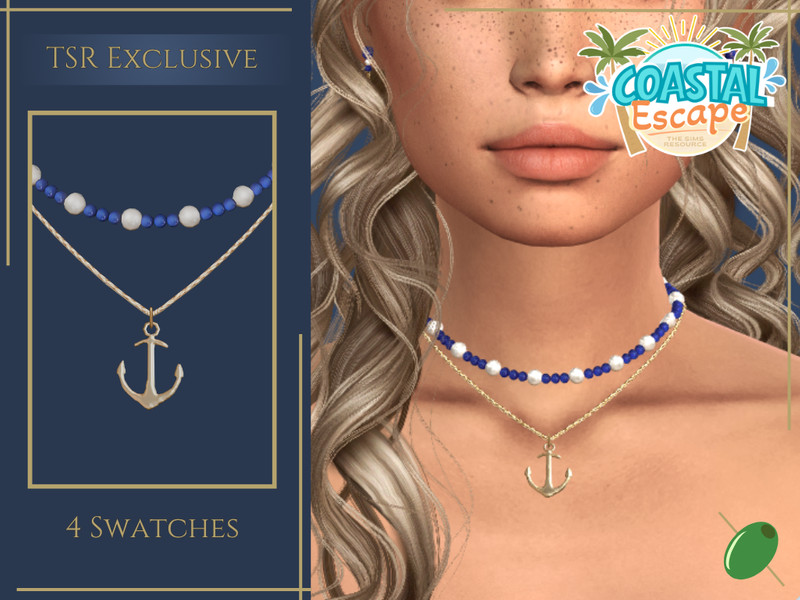 Sims 4 Port Town Necklace by Pitted0live