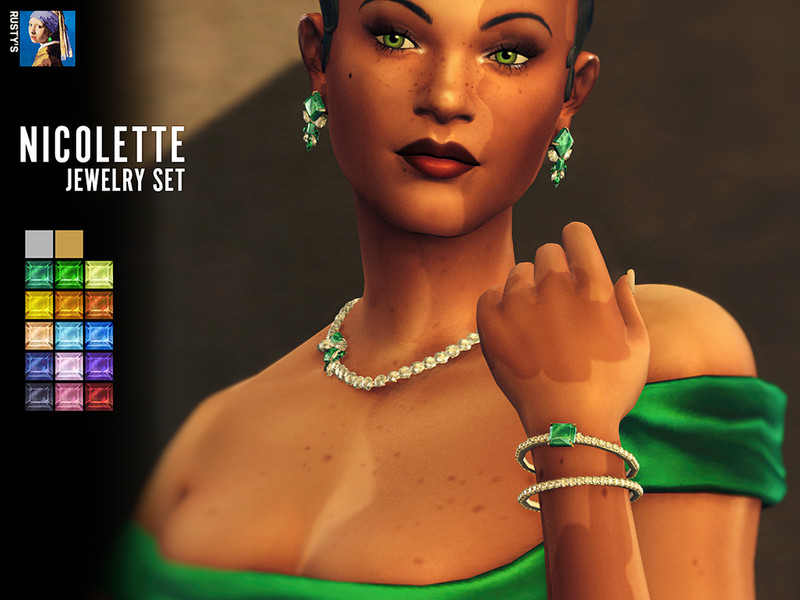 Sims 4 RUSTY_M Jewelry XIII_Nicolette Diamond Necklace by rustys_cc