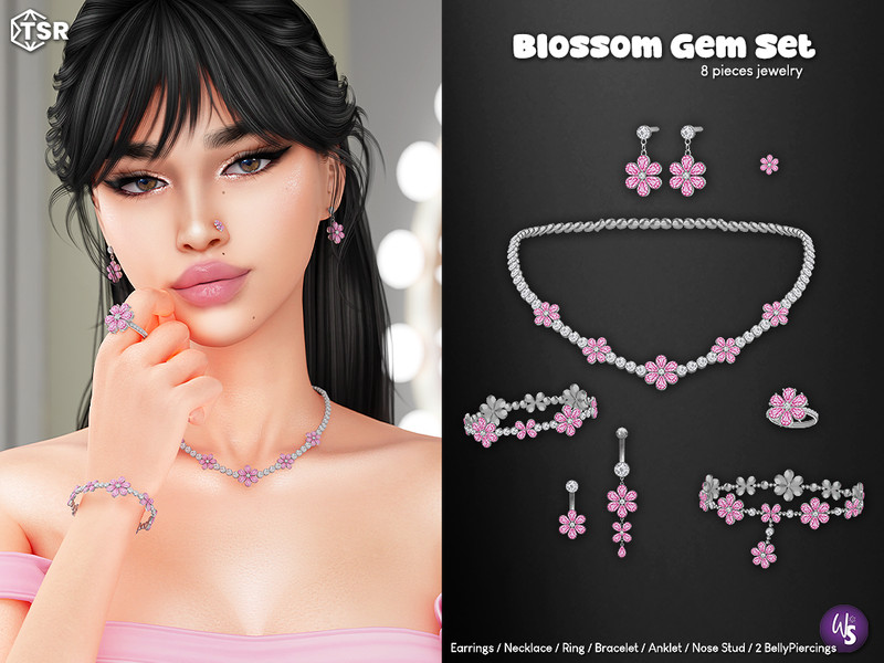 Sims 4 Necklace by WisteriaSims