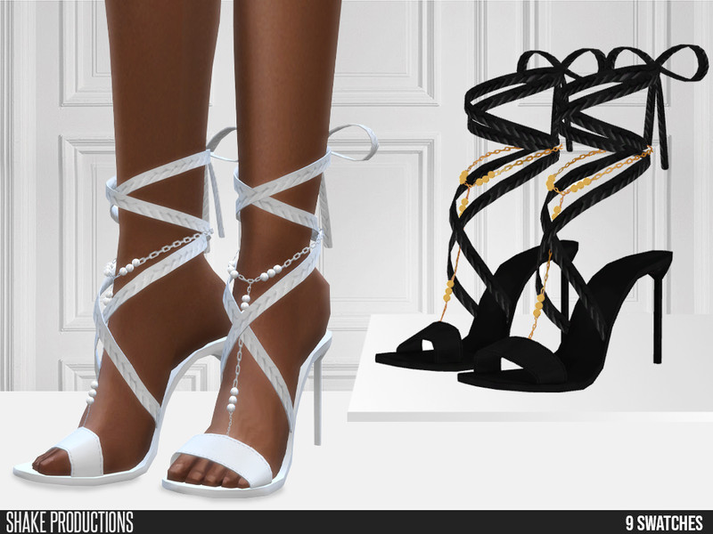 Sims 4 Bohemian Wedding - Wedding Heels by ShakeProductions