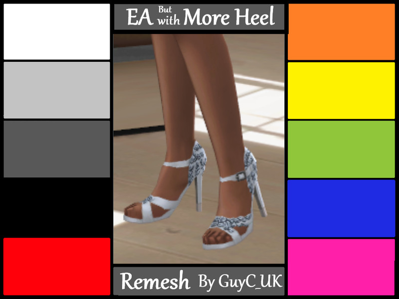 Sims 4 Higher EA Heels by GuyC_UK