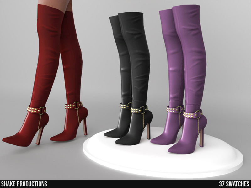 Sims 4 High Heel Boots - S072307 by ShakeProductions