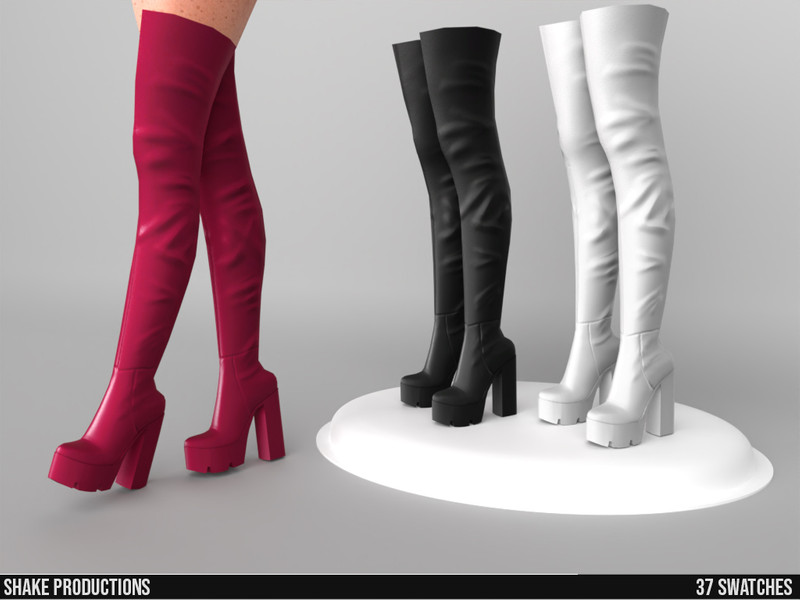 Sims 4 High Heel Boots - S052301 by ShakeProductions