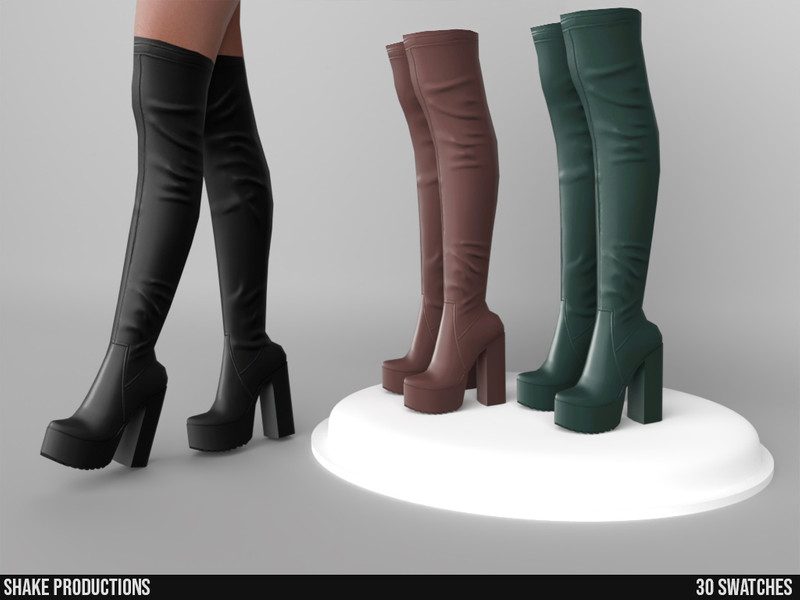 Sims 4 High Heel Boots - S032314 by ShakeProductions