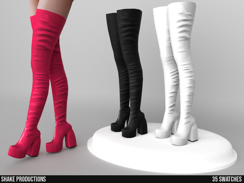 Sims 4 High Heel Boots - S032313 by ShakeProductions