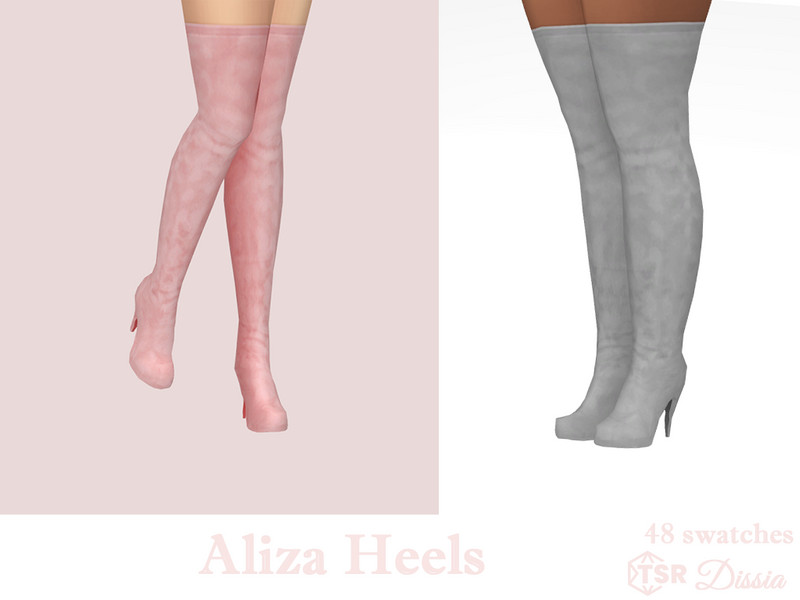 Sims 4 Aliza Heels by Dissia