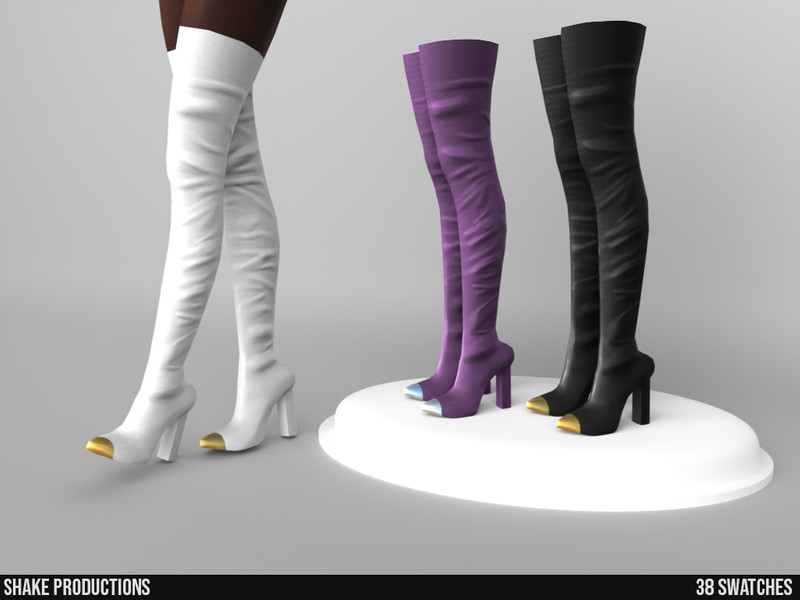 Sims 4 986- High Heel Boots by ShakeProductions