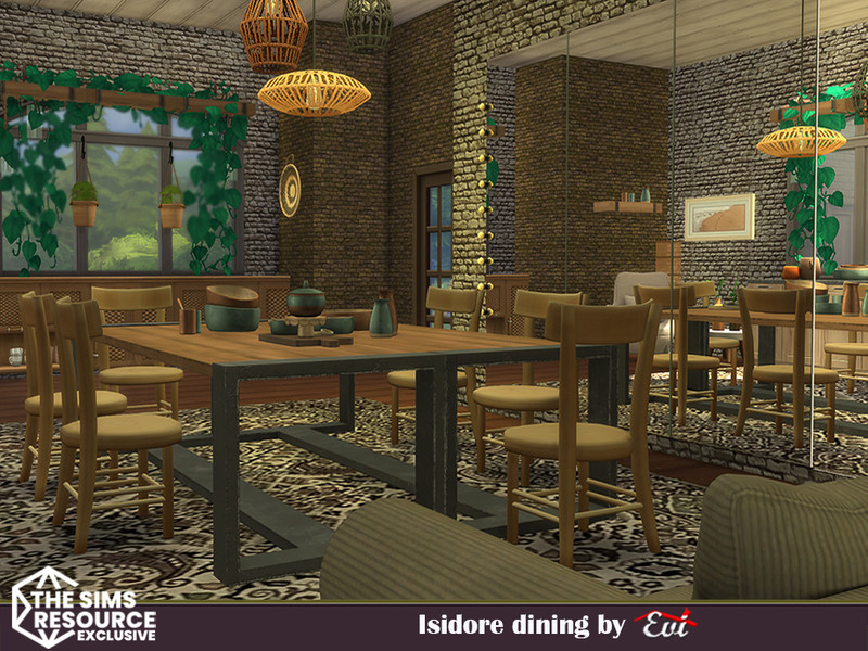 Sims 4 Isidore Diningroom by evi