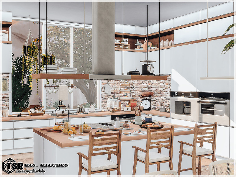 Sims 4 K16 - Kitchen by marychabb