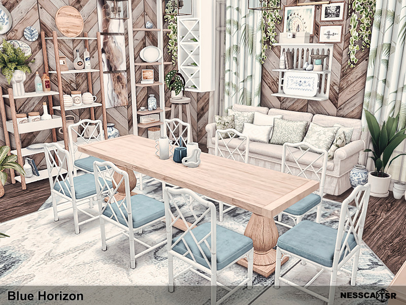 Sims 4 Blue Horizon by Nessca