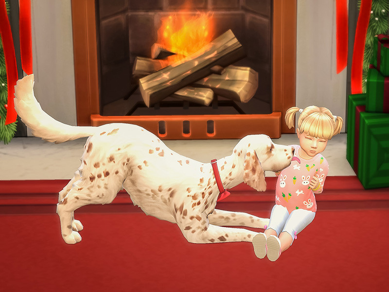 Sims 4 Christmas Puppy Poses by KelpieDog
