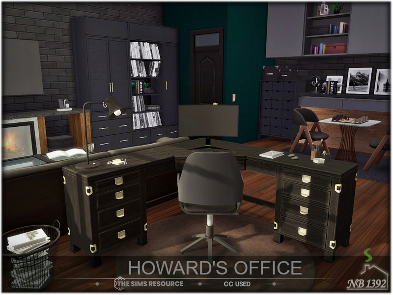 Sims 4 Office (CC only TSR) by nobody1392