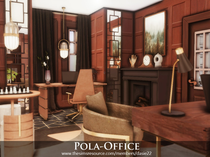 Sims 4 Pola-Office by dasie2