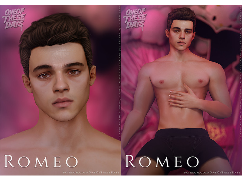 Sims 4 Romeo SKIN by OneOfTheseDays