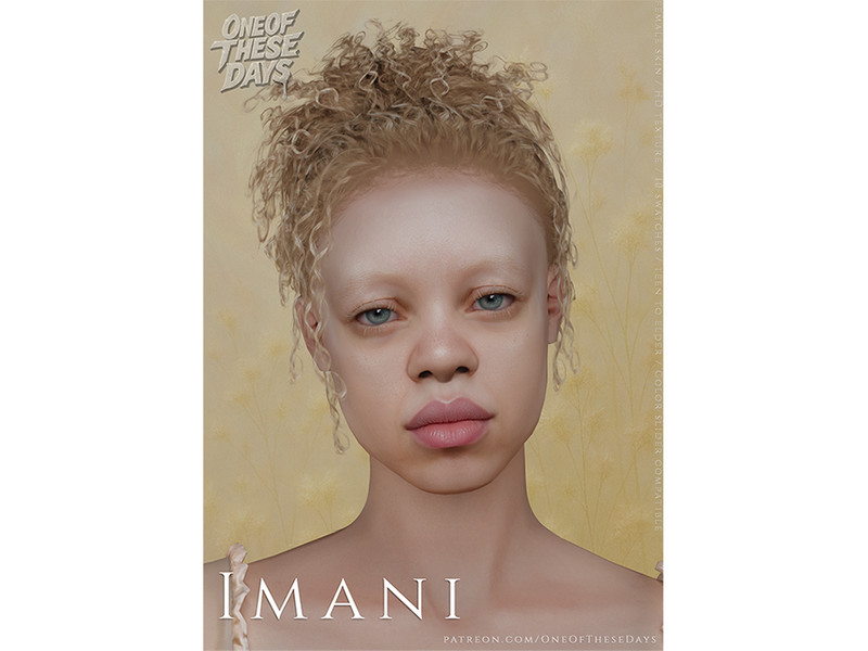 Sims 4 Imani - SKIN by OneOfTheseDays