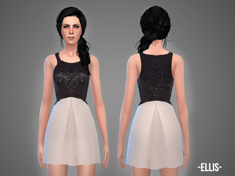 Sims 4 Ellis - dress by -April-