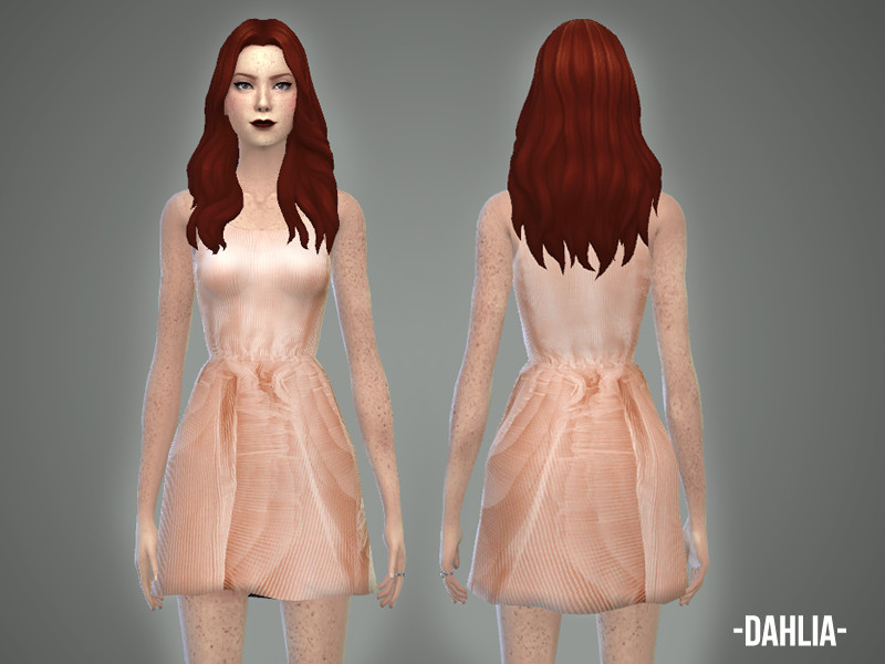 Sims 4 Dahlia - dress by -April-
