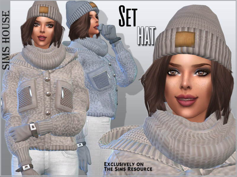 Sims 4 Set Hat F/M by Sims House