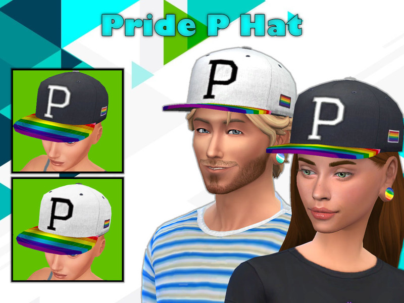Sims 4 Pride P Hat by Libby_Letters