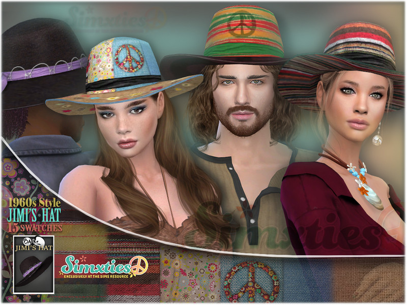 Sims 4 Hat - Simxties by BAkalia