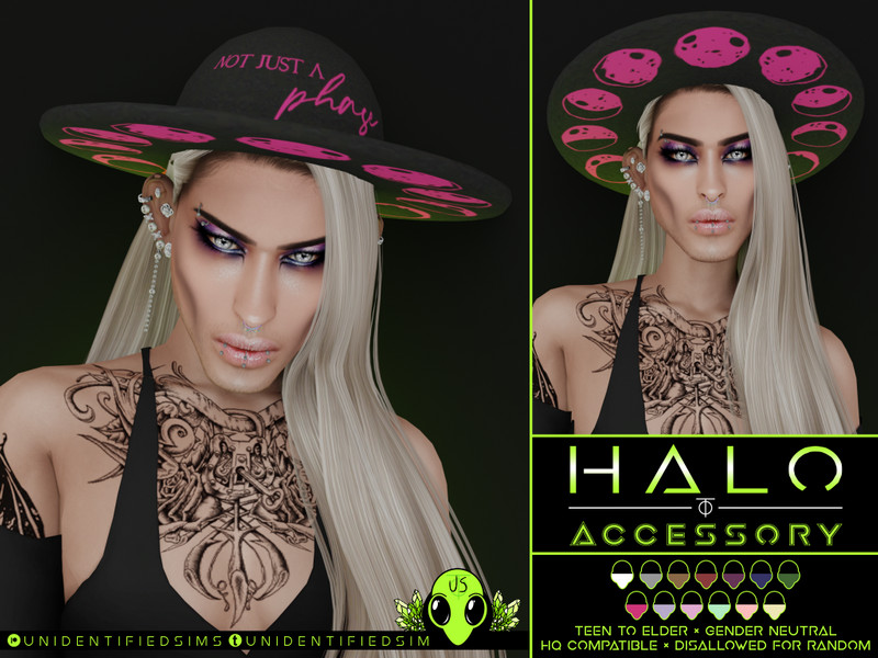 Sims 4 Halo Hat by unidentifiedsims
