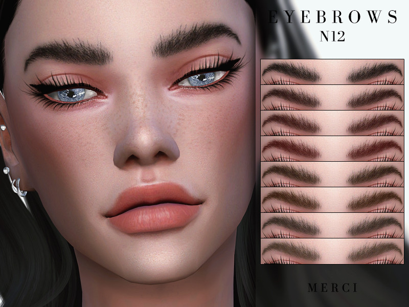 Sims 4 Eyebrows N12 by -Merci-