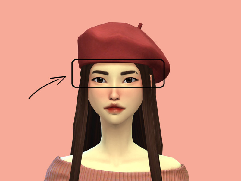 Sims 4 Shaved Eyebrows by xietresims